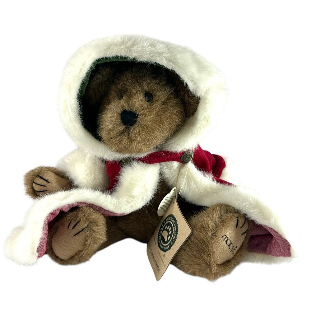 Boyds Bears Maci E. Kringlebeary 8” Plush Christmas Bear 94163MA w/ Tags - Picture 3 of 12
